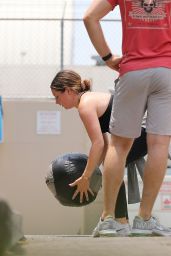 Ashley Tisdale - Workout at Rise Nation Gym in West Hollywood 07/13/2021
