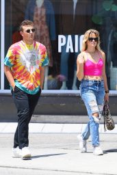 Ava Phillippe in Ripped Jeans - Out in Los Angeles 07/27/2021