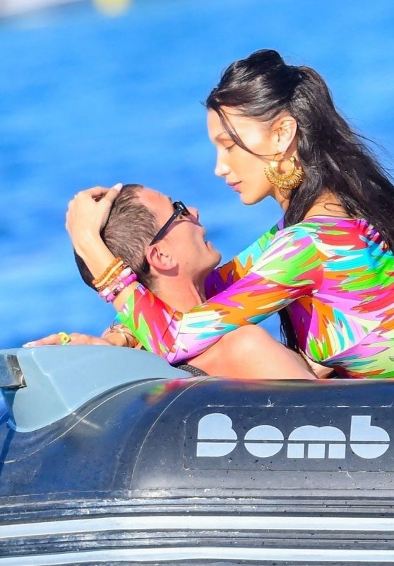 Bella Hadid With Her New Boyfriend Marc Kalman - Out in the French Riviera 07/10/2021