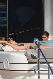 Candice Swanepoel on a Boat in the French Riviera 07/03/2021