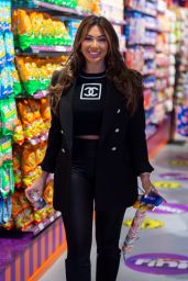Chloe Ferry - Shopping at Kingdom Of Sweets in Liverpool 07/07/2021