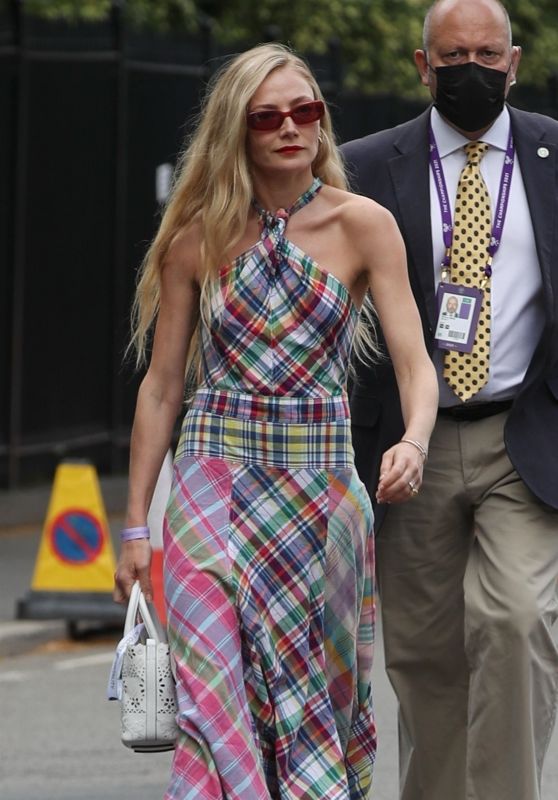 Clara Paget at the 2021 Wimbledon Tennis Championships in London 07/05/2021