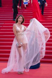 Delphine Wespiser - "Aline, The Voice Of Love" Red Carpet at the 74th Cannes Film Festival