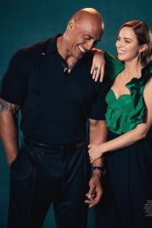 Emily Blunt and Dwayne Johnson - The Hollywood Reporter 07/21/2021 Issue