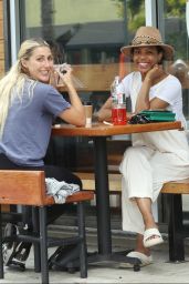 Emma Slater and Britt Stewart at The Joint in LA 07/08/2021
