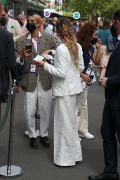 FKA Twigs at the 2021 Wimbledon Tennis Championships in London 07/05/2021