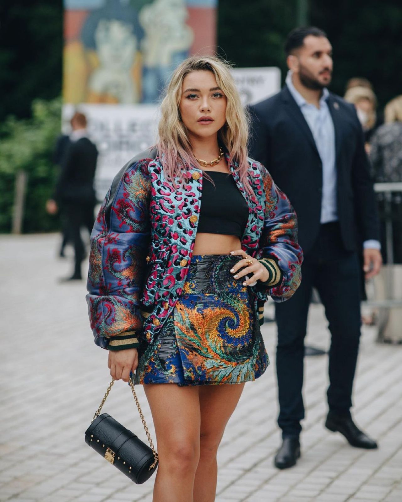 Florence Pugh - Dior Fall Winter 2021-2022 Fashion Show in Paris 07/05 ...