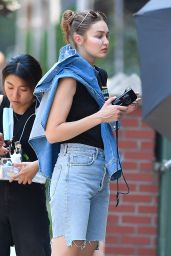 Gigi Hadid as Photographer - Photoshoot in Brooklyn 07/27/2021