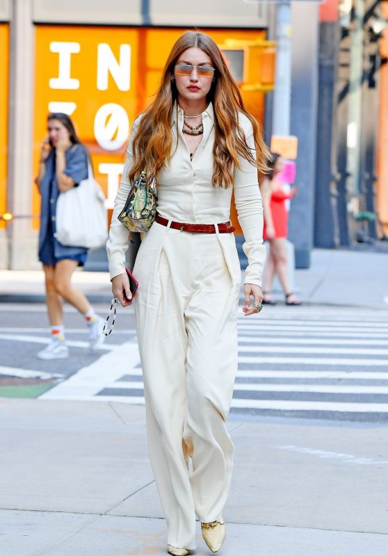 Gigi Hadid Street Style - Out New York City 07/15/2021