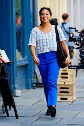 Gina Rodriguez "Players" Set in New York 07/28/2021