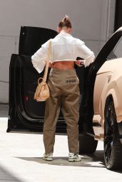 Hailey Rhode Bieber Chic Street Style - Beverly Hills 07/01/2021