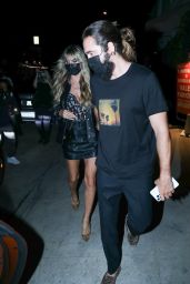 Heidi Klum and Tom Kaulitz at E Baldi Restaurant in Santa Monica 07/01/2021