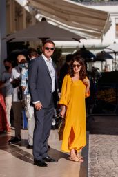 Iris Berben at the Martinez Hotel in Cannes 07/06/2021