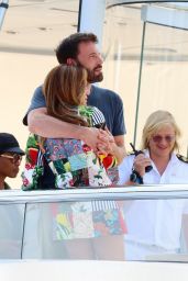 Jennifer Lopez and Ben Affleck on a Romantic Cruise Aboard a Yacht in the South of France 07/24/2021