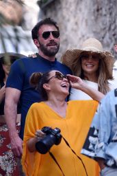 Jennifer Lopez and Ben Affleck - Vacation in Capri 07/27/2021