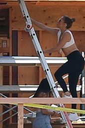 Jennifer Lopez in a Sports Bra in Holmby Hills, LA 07/17/2021