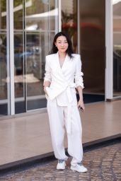 Jessica Wang at the Martinez Hotel in Cannes 07/15/2021