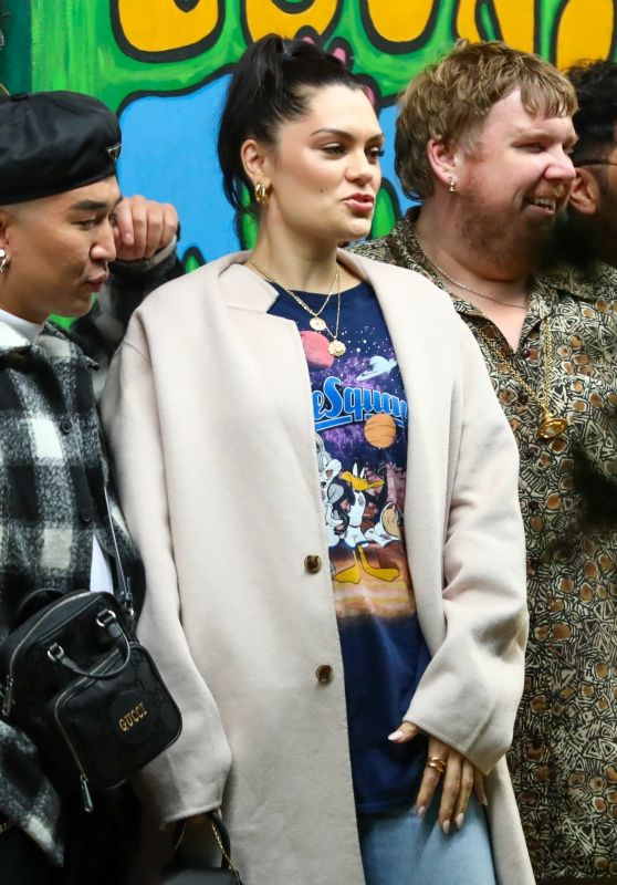 Jessie J in Casual Outfit at Pace in Los Angeles 07/10/2021