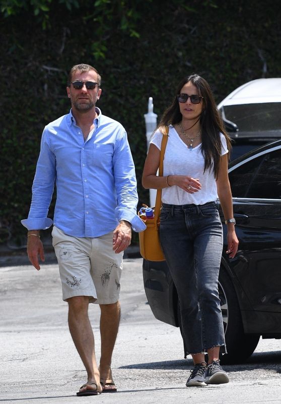 Jordana Brewster and Mason Morfit - Out in Brentwood 07/15/2021