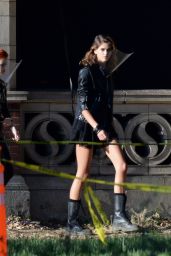 Kaia Gerber and Sierra McCormick - "American Horror Story" Spin Off Filming Set in LA 07/28/2021