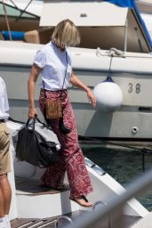 Karolina Kurkova - Arriving in Capri 07/30/2021