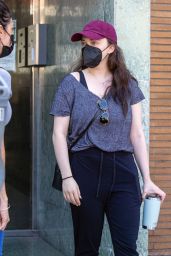 Kat Dennings in Casual Outfit - Beverly Hills 06/30/2021