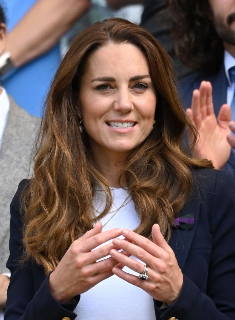 Kate Middleton - Wimbledon Championships Tennis Tournament 07/02/2021 ...