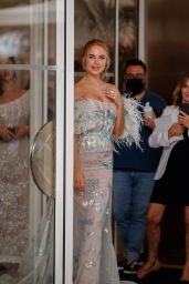 Kimberley Garner - Leaving the Martinez Hotel in Cannes 07/12/2021