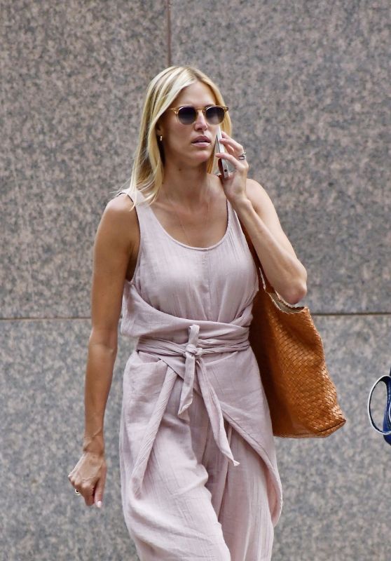 Kristen Taekman in a Pink Outfit - New York 07/29/2021