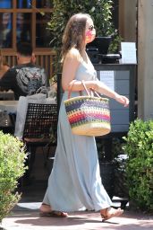 Leighton Meester at a Japanese Restaurant in Brentwood 07/20/2021