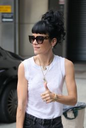 Lily Allen at the BBC Studios in London 07/19/2021