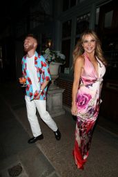 Lizzie Cundy at the Ivy in Chelsea 07/29/2021
