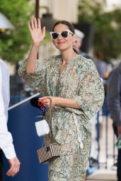 Marion Cotillard at the Martinez Hotel in Cannes 07/08/2021