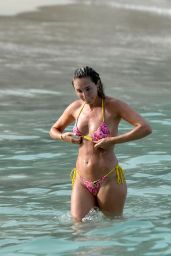 Megan McKenna in a Bikini on Beach in Majorica 07/24/2021