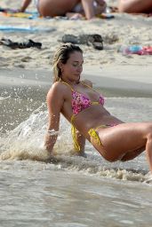 Megan McKenna in a Bikini on Beach in Majorica 07/24/2021