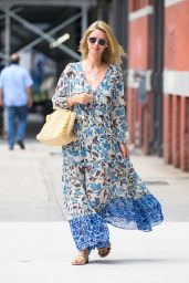 Nicky Hilton in a Floral Dress - New York 07/29/2021