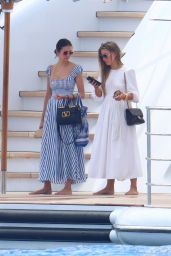 Nina Dobrev and Julianne Hough on a Yacht in Cannes 07/17/2021
