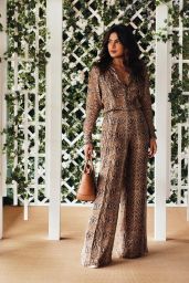 Priyanka Chopra Wore a Ralph Lauren Collection Pre-Fall 2021 Look and Ricky Bag - Wimbledon 07/11/2021