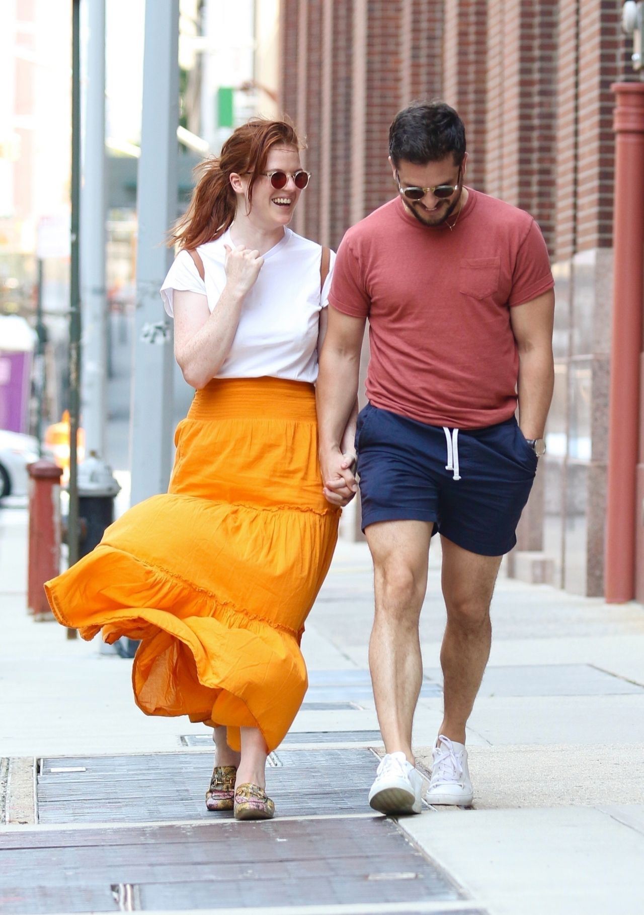 Rose Leslie and Kit Harington - Out in NYC 07/06/2021 • CelebMafia