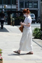Rose Leslie in Casual Outfit - New York 07/24/2021