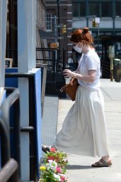 Rose Leslie in Casual Outfit - New York 07/24/2021