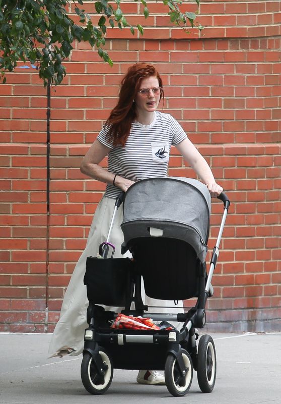 Rose Leslie Takes Her Newborn For a Stroll - NY 06/29/2021