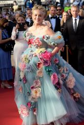 Sharon Stone - "A Felesegam Tortenete/The Story Of My Wife" Red Carpet at Cannes Film Festival