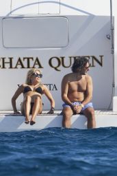 Sylvie Meis on a Yacht in Saint-Tropez 07/20/2021