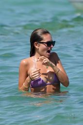  Thylane Blondeau in a Bikini at Club 55 Beach in St-Tropez 07/27/2021