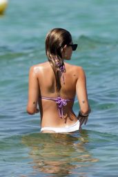  Thylane Blondeau in a Bikini at Club 55 Beach in St-Tropez 07/27/2021