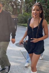 Tinashe - Clippers Playoff Game at Staples Center in LA 06/30/2021