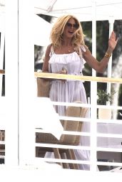 Victoria Silvstedt at the Eden Roc Hotel in Cannes 07/09/2021