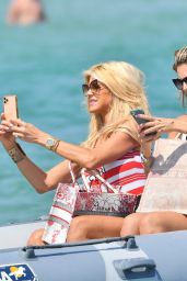 Victoria Silvstedt on the Beach in Ramatuelle 07/22/2021