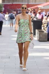 Vogue Williams in a Summer Mini Dress - London 07/29/2021